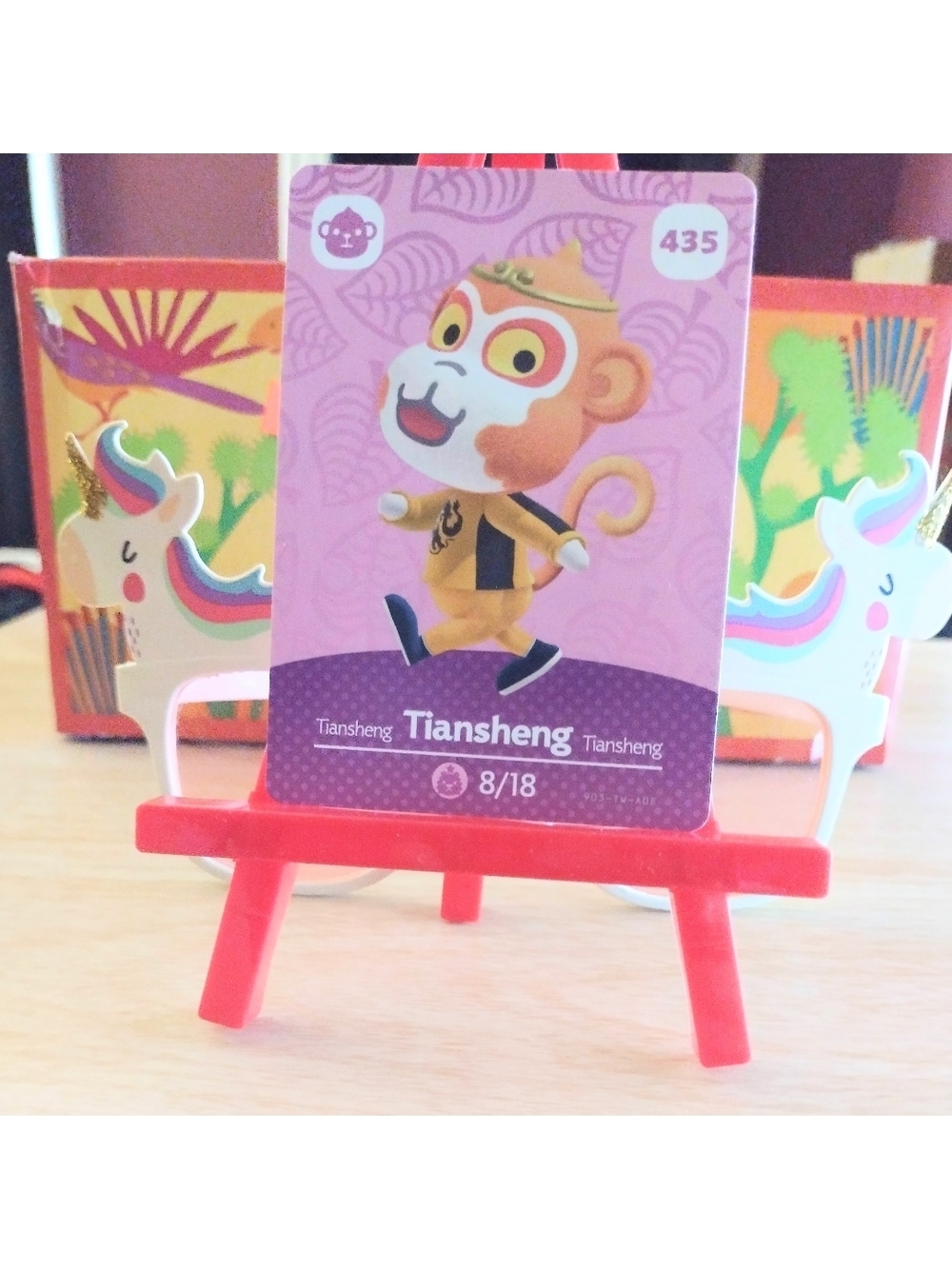 Nintendo Pink Tiansheng Character Display Card